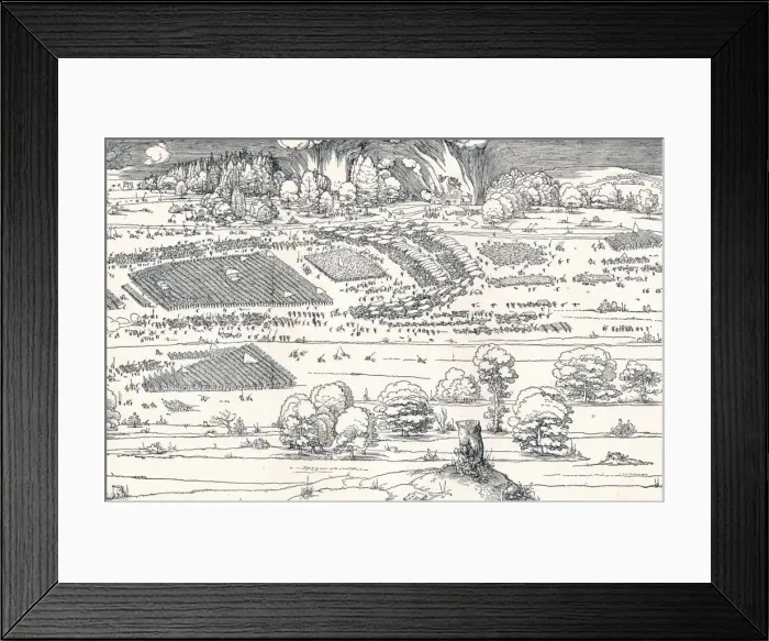 Framed Print : The Siege of a Fortress II, 1527 (1906). Artist: Albrecht Durer Framed Print : The Siege of a Fortress II, 1527 (1906). Artist: Albrecht Durer