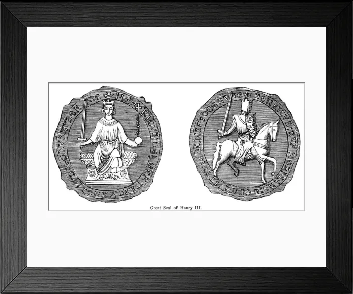 Framed Print : Great seal of Henry III Framed Print : Great seal of Henry III