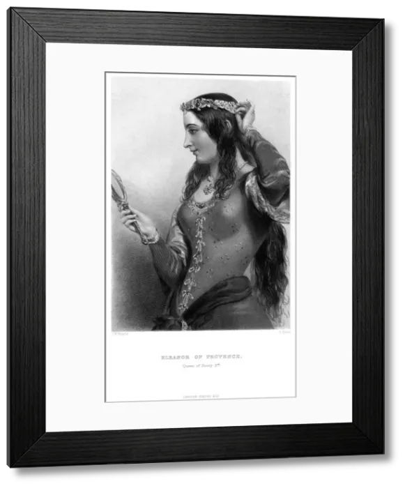 Framed Print : Eleanor of Provence (c1223-1291), Queen consort of King Henry III, 19th century. Artist: B Eyles Framed Print : Eleanor of Provence (c1223-1291), Queen consort of King Henry III, 19th century. Artist: B Eyles