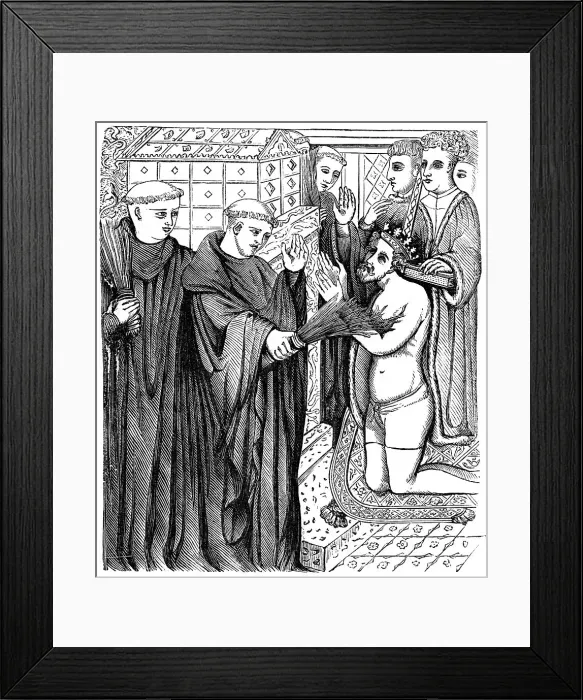 Framed Print : Penance of Henry before the shrine of Thomas a Becket Framed Print : Penance of Henry before the shrine of Thomas a Becket