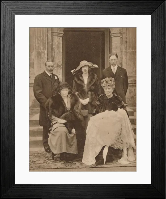 Framed Print : Christening of the first child of Mary, Princess Royal, Goldsborough, Yorkshire, 1923 (1935) Framed Print : Christening of the first child of Mary, Princess Royal, Goldsborough, Yorkshire, 1923 (1935)