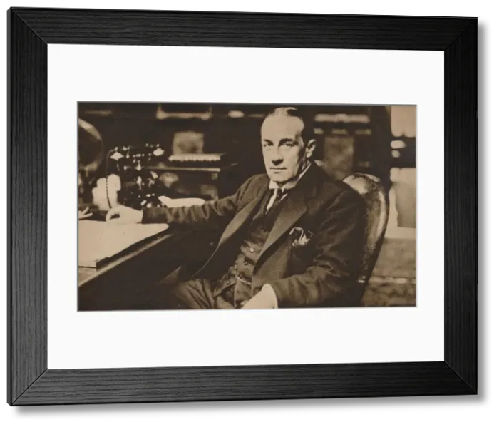 Framed Print : Stanley Baldwin, newly elected Prime Minister of the United Kingdom, May 1923 (1935) Framed Print : Stanley Baldwin, newly elected Prime Minister of the United Kingdom, May 1923 (1935)
