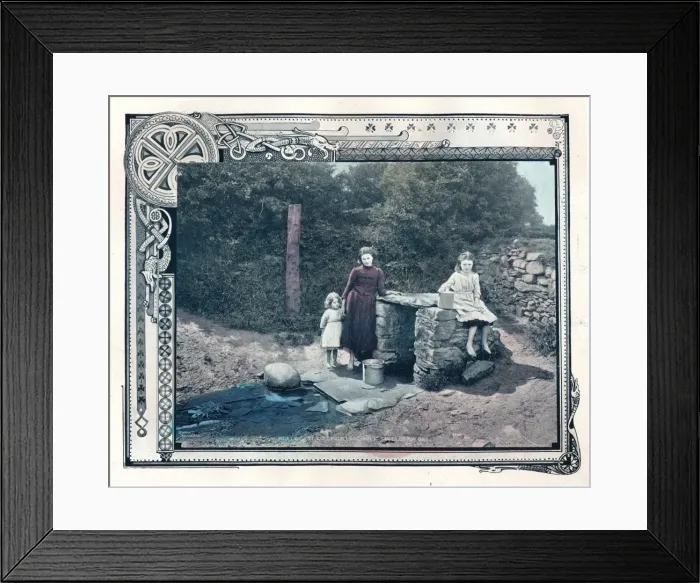Framed Print : Kells: St. Columbiclls Holy Well, c1903. Artist: Robert John Welch Framed Print : Kells: St. Columbiclls Holy Well, c1903. Artist: Robert John Welch