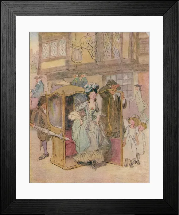 Framed Print : Preliminary Sketch for Illustration to The School for Scandal, c1917 Framed Print : Preliminary Sketch for Illustration to The School for Scandal, c1917