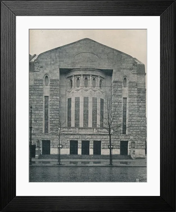 Framed Print : The New Hebbel Theatre, Berlin, c1908 Framed Print : The New Hebbel Theatre, Berlin, c1908
