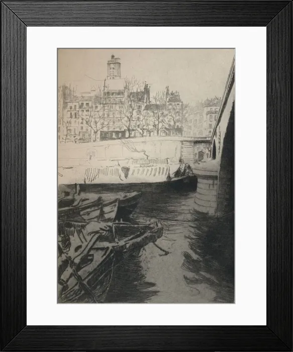 Framed Print : St Gervais, 1915. Artist: Edgar Chahine Framed Print : St Gervais, 1915. Artist: Edgar Chahine