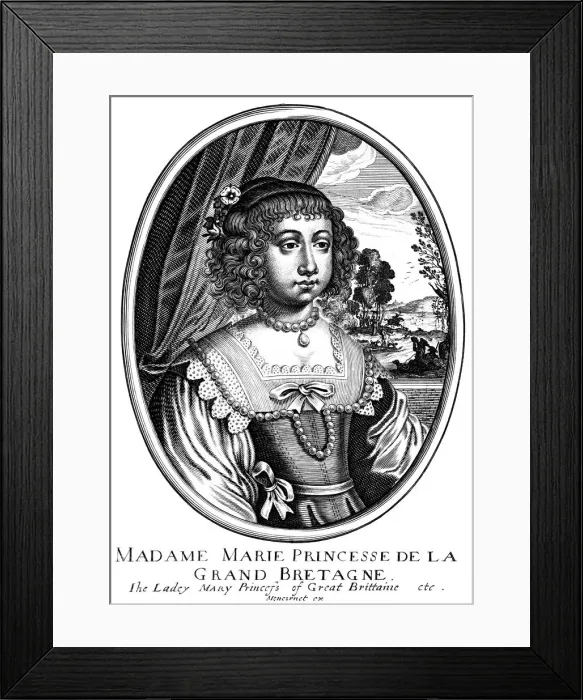 Framed Print : Princess Mary (1631-1660) Framed Print : Princess Mary (1631-1660)