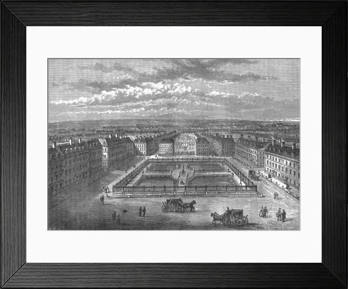 Framed Print : Soho Square, c1700 (1897) Framed Print : Soho Square, c1700 (1897)