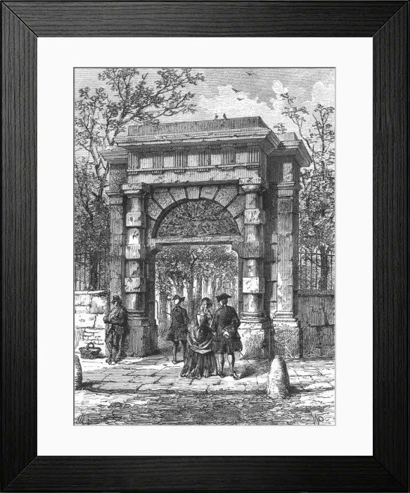Framed Print : The Gateway to St Giless, 1897 Framed Print : The Gateway to St Giless, 1897