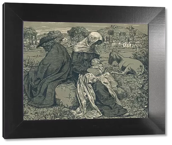 Rest During the Flight into Egypt, c1897. Artist: Hans Thoma