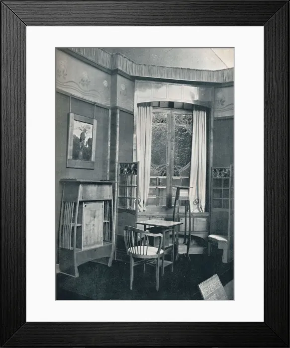 Framed Print : Interior. Decorated by M. Niedermoser, c1900 Framed Print : Interior. Decorated by M. Niedermoser, c1900