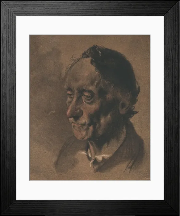 Framed Print : A Study, c1900. Artist: Adolph Menzel Framed Print : A Study, c1900. Artist: Adolph Menzel