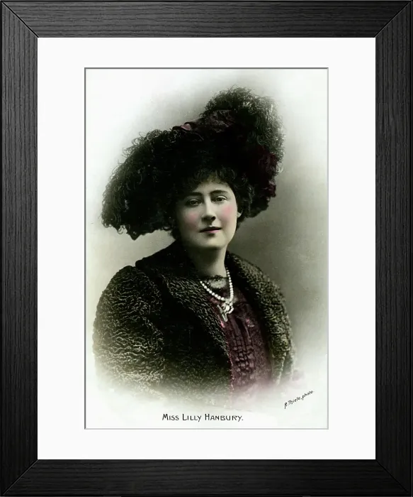 Framed Print : Lily Hanbury (1874-1908), English actress, early 20th century. Artist: Reinhold Thiele Framed Print : Lily Hanbury (1874-1908), English actress, early 20th century. Artist: Reinhold Thiele