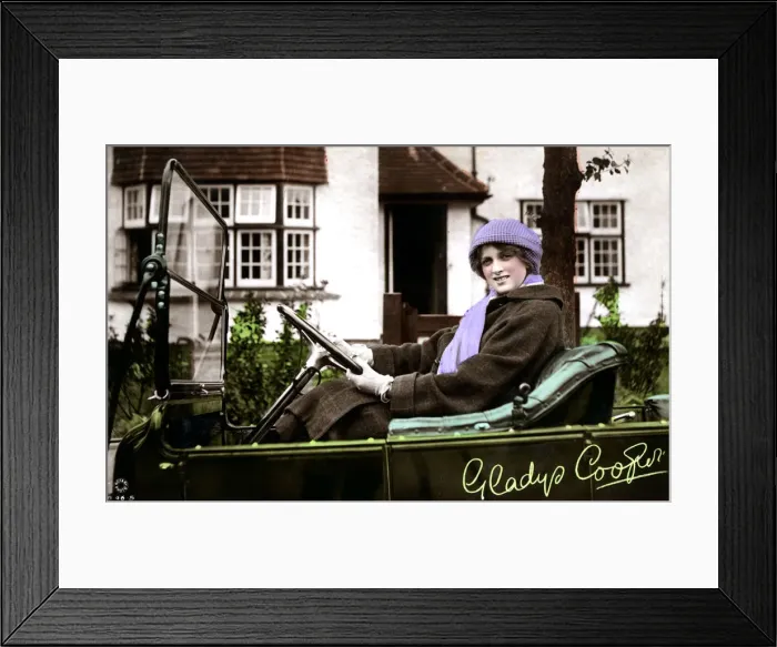 Framed Print : Gladys Cooper (1888-1971), English actress, early 20th century. Artist: Rotary Photo Framed Print : Gladys Cooper (1888-1971), English actress, early 20th century. Artist: Rotary Photo