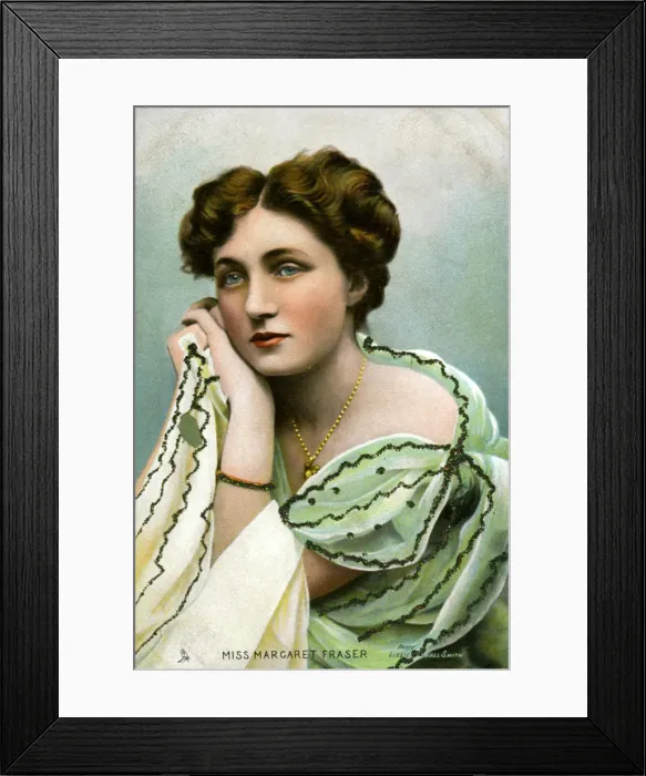 Framed Print : Margaret Fraser, actress, 1906. Artist: Lizzie Caswall Smith Framed Print : Margaret Fraser, actress, 1906. Artist: Lizzie Caswall Smith