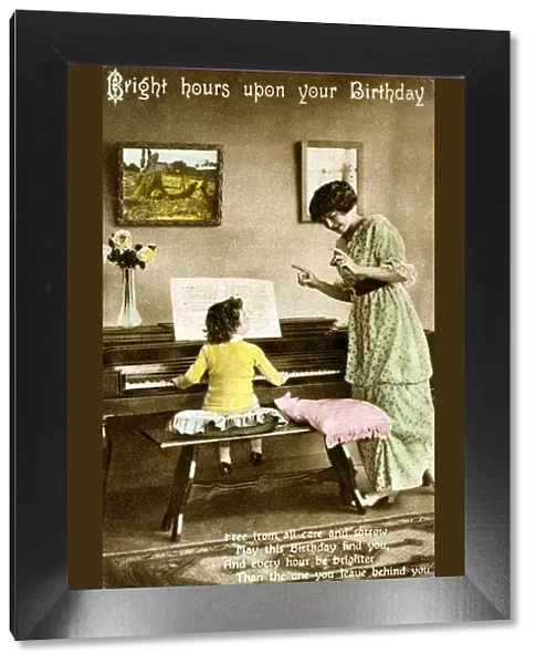 Bright hours upon your Birthday, early 20th century