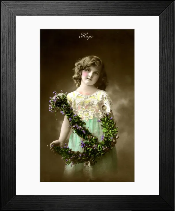 Framed Print : Hope, early 20th century. Artist: EJ Hey and Company Framed Print : Hope, early 20th century. Artist: EJ Hey and Company