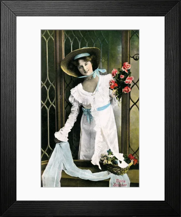 Framed Print : Doris Stocker, actress, early 20th century. Artist: Bassano Studio Framed Print : Doris Stocker, actress, early 20th century. Artist: Bassano Studio