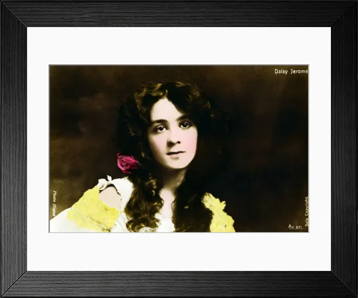 Framed Print : Daisy Jerome, actress, early 20th century. Artist: Photo Histed Framed Print : Daisy Jerome, actress, early 20th century. Artist: Photo Histed