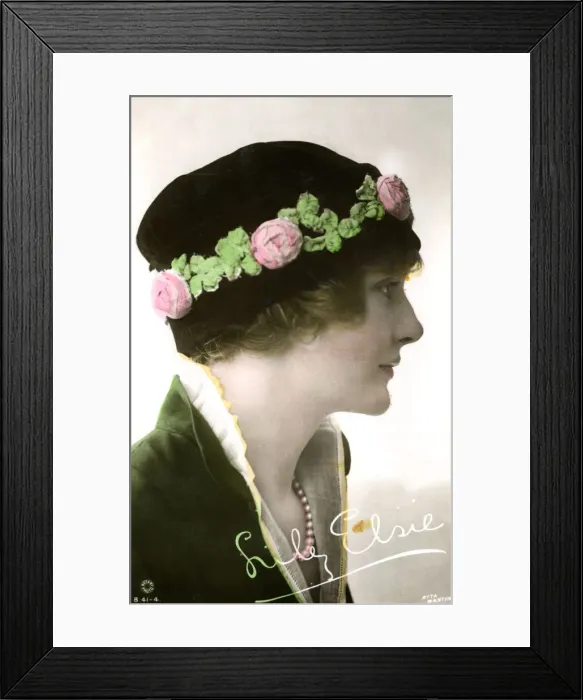 Framed Print : Lily Elsie (1886-1962), English actress, early 20th century. Artist: Rita Martin Framed Print : Lily Elsie (1886-1962), English actress, early 20th century. Artist: Rita Martin