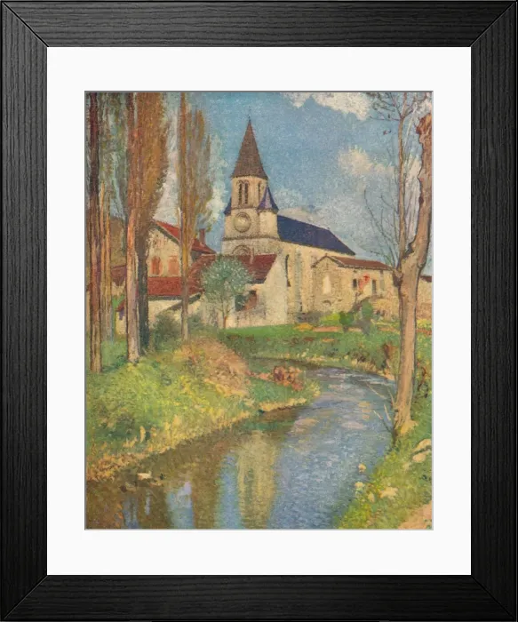 Framed Print : The Church of La Bastide, c1915. Artist: Henri Jean Guillaume Martin Framed Print : The Church of La Bastide, c1915. Artist: Henri Jean Guillaume Martin