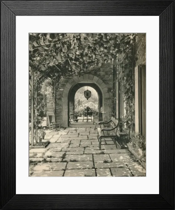 Framed Print : Living Terrace, Country House of Mr. W. Griffin Gribbel, Chestnut Hill, Philadelphia, c1928 Framed Print : Living Terrace, Country House of Mr. W. Griffin Gribbel, Chestnut Hill, Philadelphia, c1928