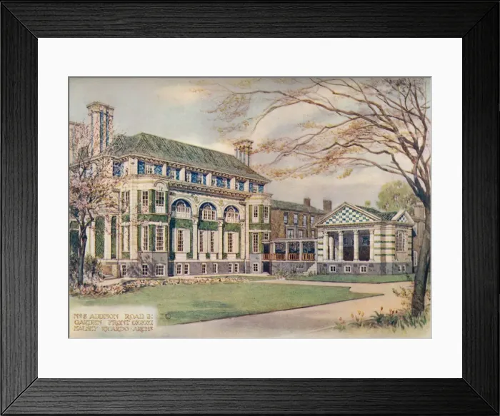 Framed Print : No. 8 Addison Road, Kensington, 1907. Artist: Thomas Hamilton Crawford Framed Print : No. 8 Addison Road, Kensington, 1907. Artist: Thomas Hamilton Crawford