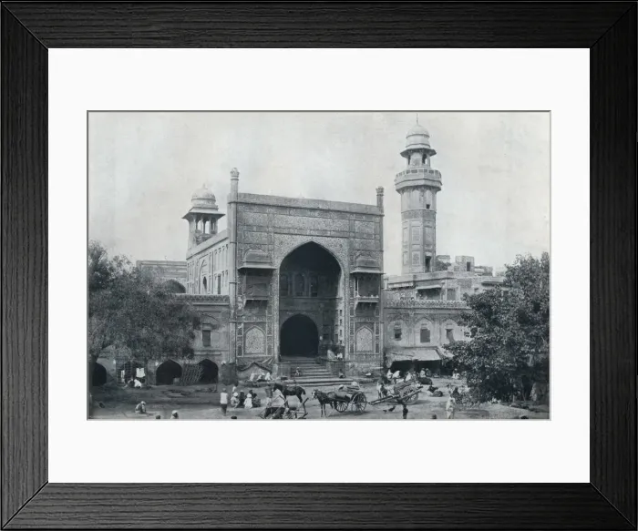 Framed Print : Mosque of Wazir Khan, Lahore, c1942 Framed Print : Mosque of Wazir Khan, Lahore, c1942