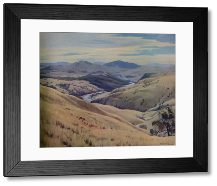 Framed Print : Weetangra, Canberra, 1937. Artist: Elioth Lauritz Leganyer Gruner Framed Print : Weetangra, Canberra, 1937. Artist: Elioth Lauritz Leganyer Gruner