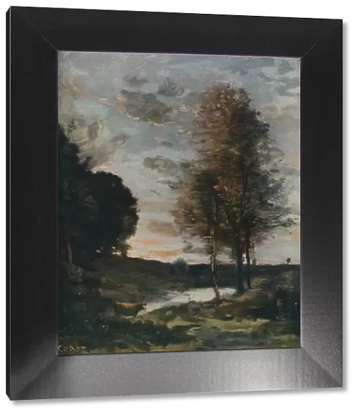 Soleil Couchant, c1910. Artist: Jean-Baptiste-Camille Corot