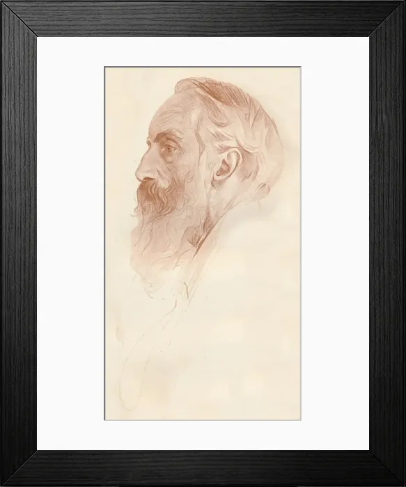 Framed Print : Profile Study, c1921. Artist: Philip A de Laszlo Framed Print : Profile Study, c1921. Artist: Philip A de Laszlo