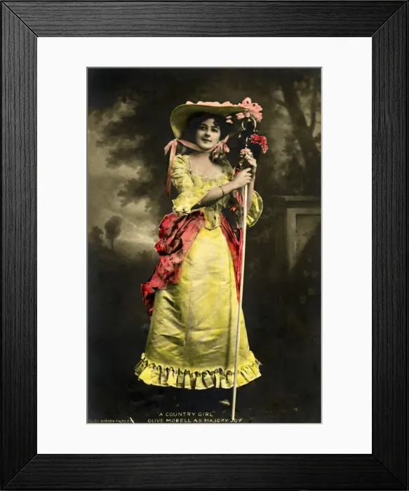 Framed Print : Olive Morell, actress, 1903. Artist: Rotary Photo Framed Print : Olive Morell, actress, 1903. Artist: Rotary Photo