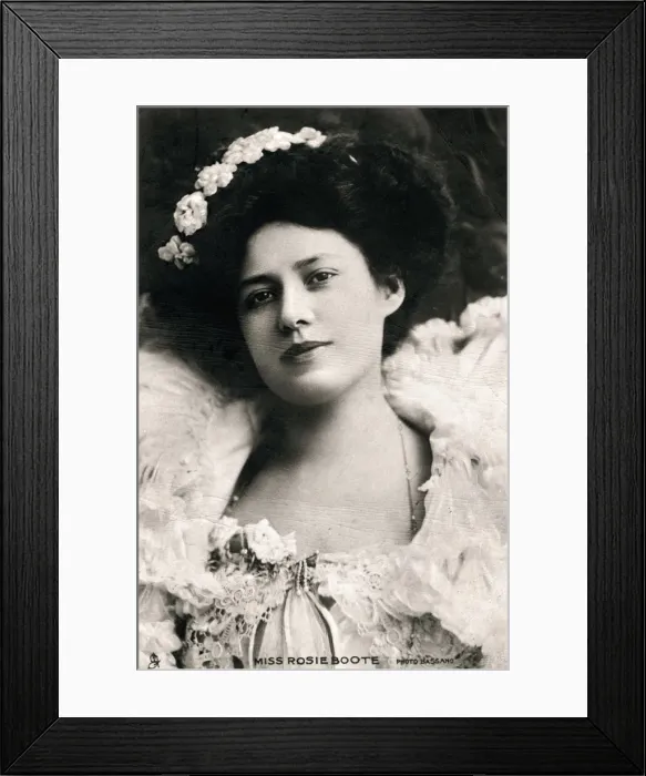 Framed Print : Rosie Boote (1878-1958), English actress, 1905. Artist: Bassano Studio Framed Print : Rosie Boote (1878-1958), English actress, 1905. Artist: Bassano Studio