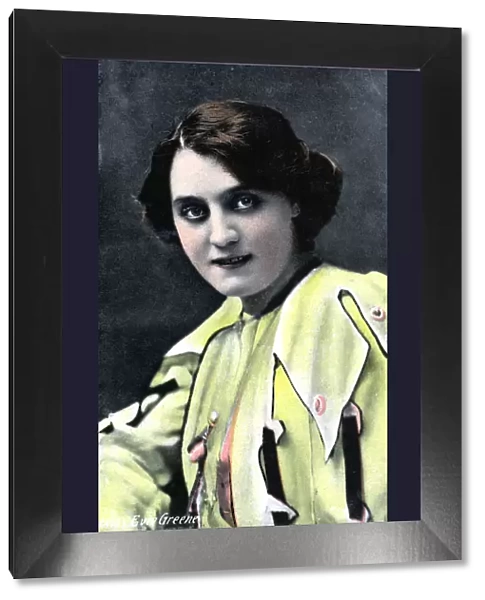 Evie Greene (1875-1917), English actress, early 20th century