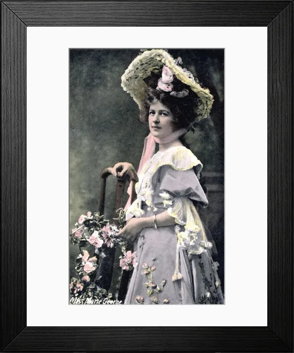 Framed Print : Marie George, American actress, early 20th century Framed Print : Marie George, American actress, early 20th century