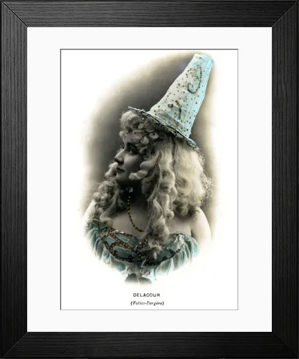 Framed Print : Delacour (Folies-Bergere), early 20th century. Artist: Walery Framed Print : Delacour (Folies-Bergere), early 20th century. Artist: Walery
