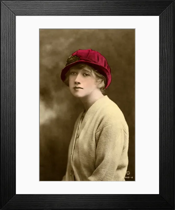 Framed Print : Kathleen Vincent, actress, 1915