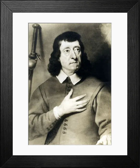 Framed Print : John Milton (1608-1674), English poet, early 20th century. Artist: Rotary Photo Framed Print : John Milton (1608-1674), English poet, early 20th century. Artist: Rotary Photo