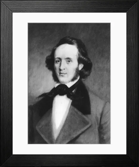 Framed Print : Felix Mendelssohn (1809-1847), German composer, 1907. Artist: Rotary Photo Framed Print : Felix Mendelssohn (1809-1847), German composer, 1907. Artist: Rotary Photo