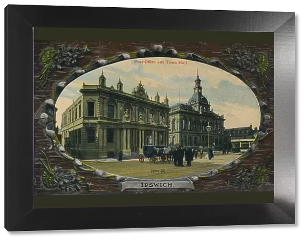 Post Office and Town Hall, Ipswich, Suffolk, c1905