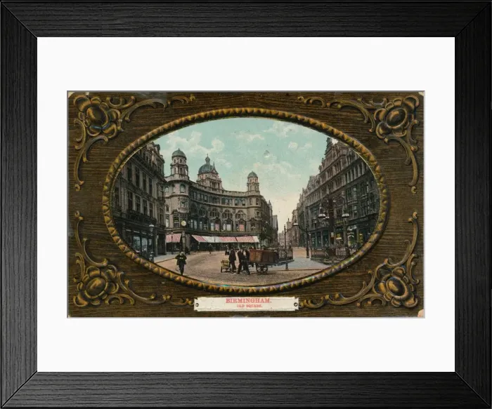Framed Print : Old Square, Birmingham, c1905 Framed Print : Old Square, Birmingham, c1905