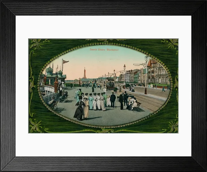 Framed Print : South Shore, Blackpool, c1905