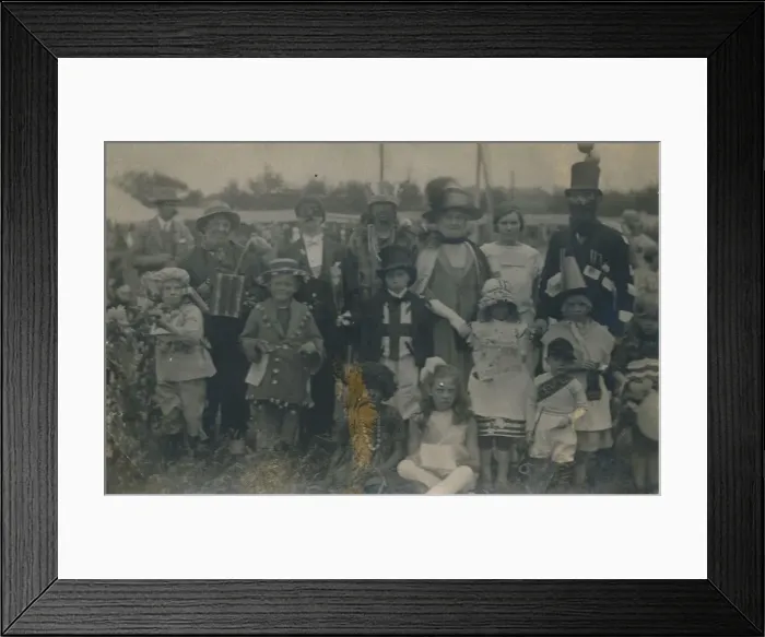Framed Print : Fancy dress competition, c1900 Framed Print : Fancy dress competition, c1900