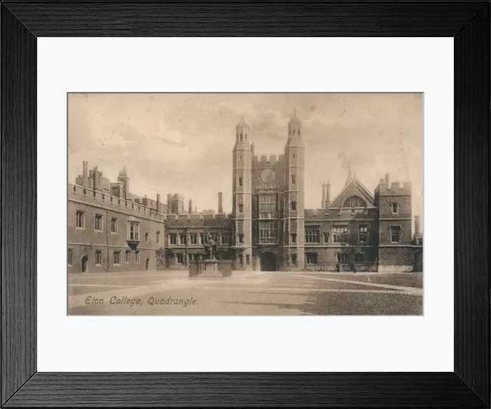 Framed Print : Quadrangle, Eton College, Berkshire, c1905 Framed Print : Quadrangle, Eton College, Berkshire, c1905