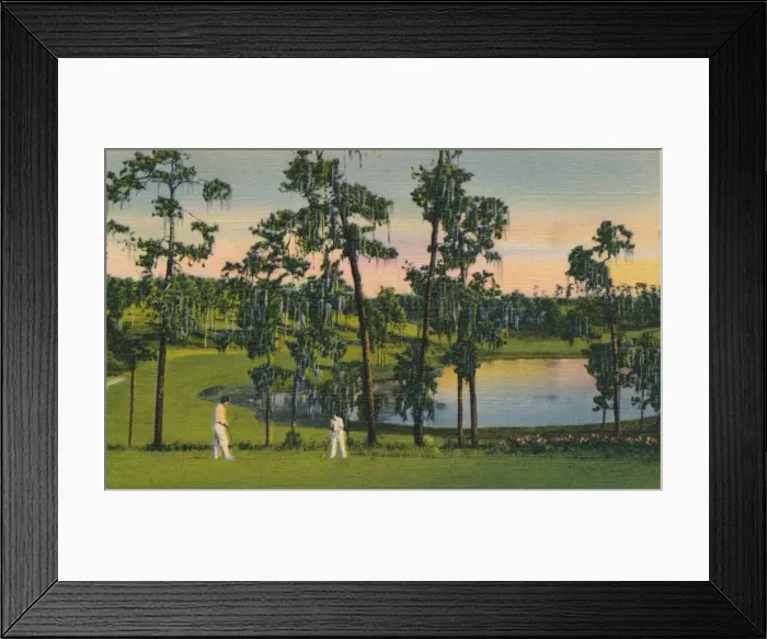 Framed Print : Golfing, a year round sport in Florida, c1939 Framed Print : Golfing, a year round sport in Florida, c1939