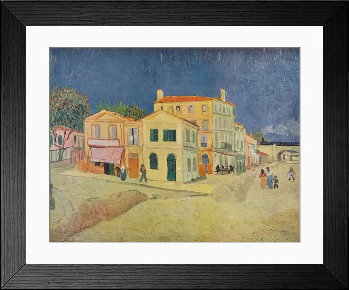 Framed Print : La Maison De Vincent A Arles, 1888. Artists: Vincent van Gogh, Lindsay Drummond Ltd Framed Print : La Maison De Vincent A Arles, 1888. Artists: Vincent van Gogh, Lindsay Drummond Ltd