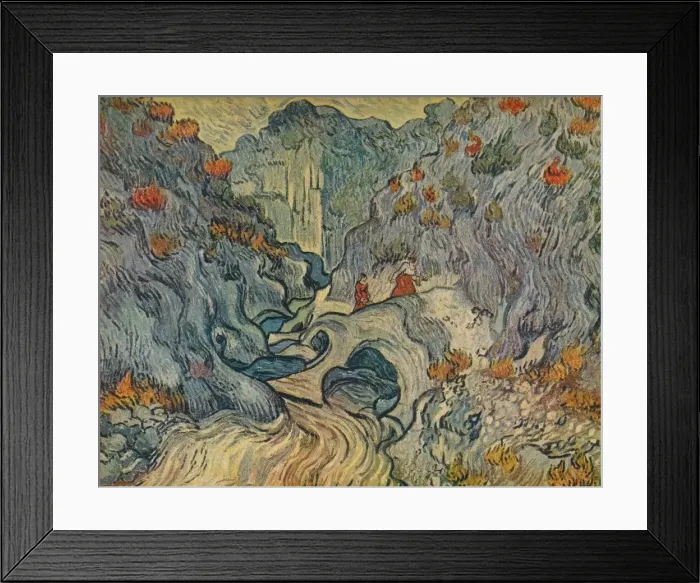 Framed Print : Le Ravin, 1889. Artist: Vincent van Gogh Framed Print : Le Ravin, 1889. Artist: Vincent van Gogh