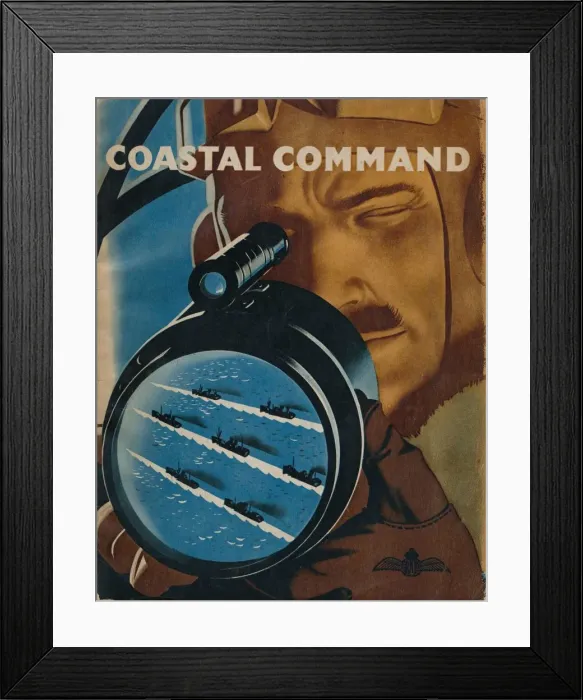 Framed Print : Front cover of Coastal Command, 1943 Framed Print : Front cover of Coastal Command, 1943