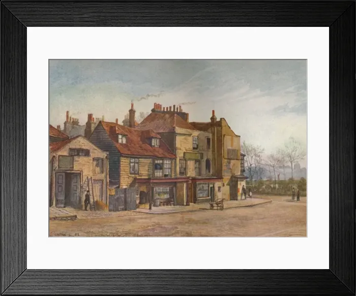 Framed Print : View of Lawrence Street, Chelsea, London, 1882. Artist: John Crowther