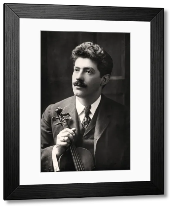 Framed Print : Fritz Kreisler (1875-1962), Austrian-born American violinist and composer, 1907. Artist: Rotary Photo Framed Print : Fritz Kreisler (1875-1962), Austrian-born American violinist and composer, 1907. Artist: Rotary Photo